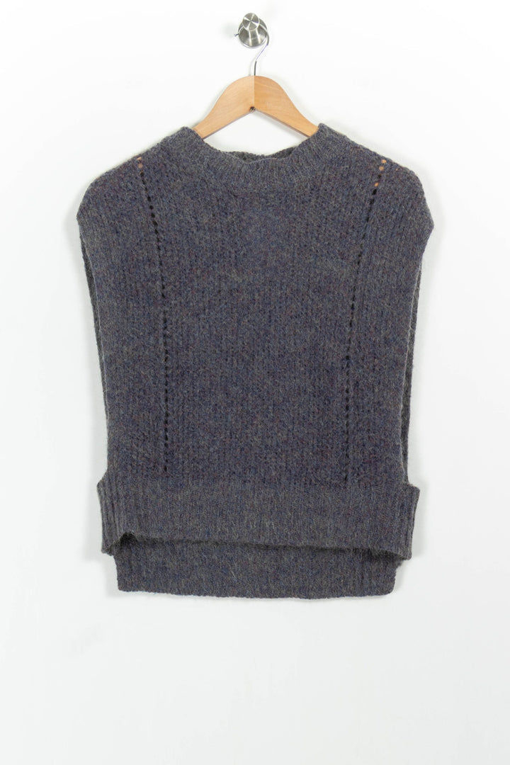 Pull Sans Manches Gris - Taille XS/34 de la marque Louise Misha | PARAD102774 - Vendu par Paradigme - Image 2