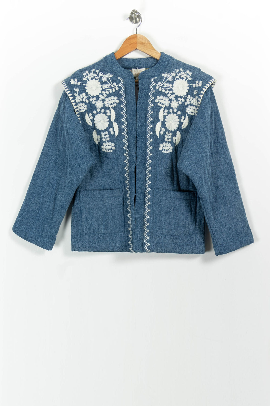Veste Bleue et Blanche - Taille XS/34 de la marque Louise Misha | PARAD102776 - Vendu par Paradigme - Image 2
