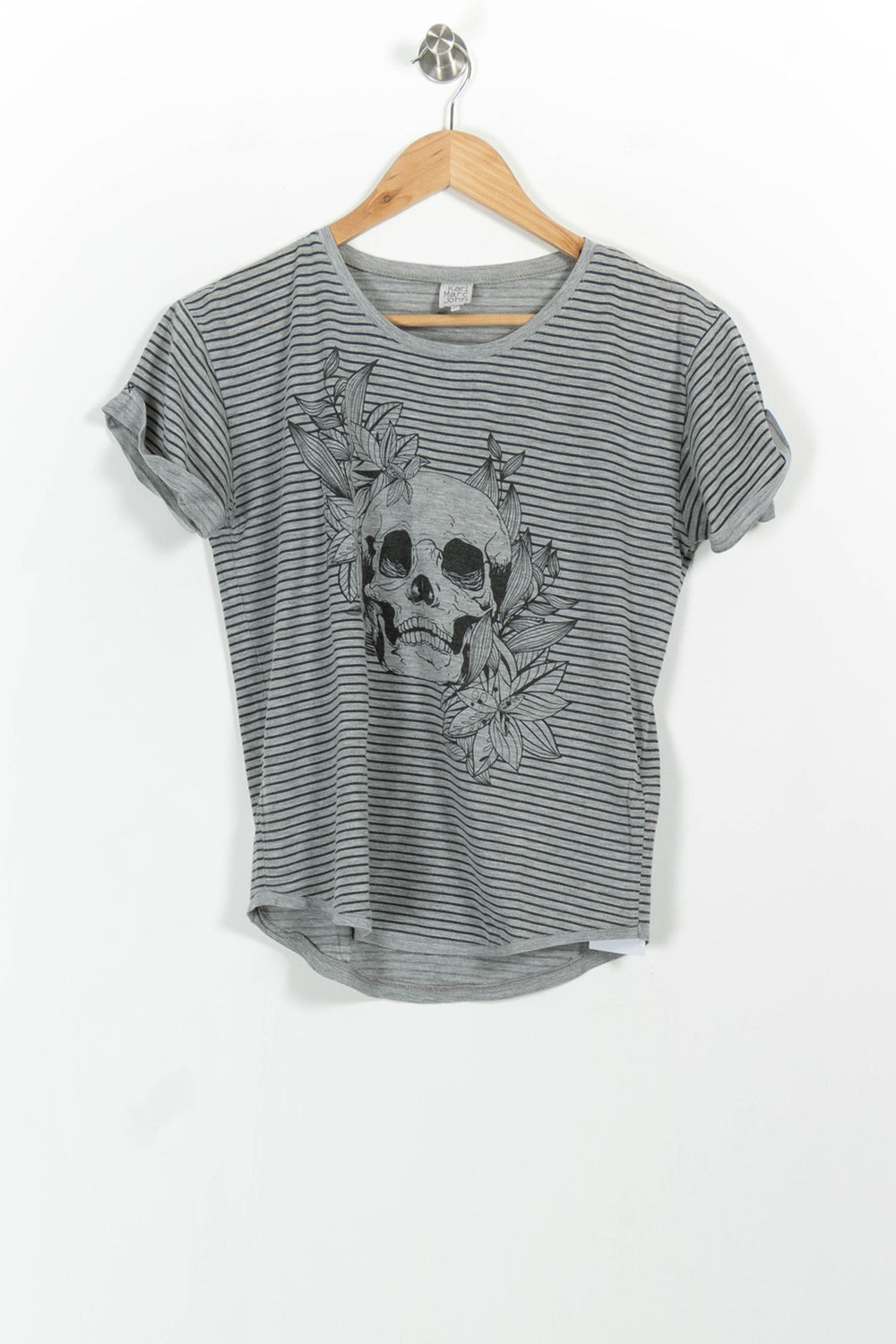 Tee-shirt gris et noir - Taille XS/34 de la marque Karl Marc John | PARAD102777 - Vendu par Paradigme - Image 2