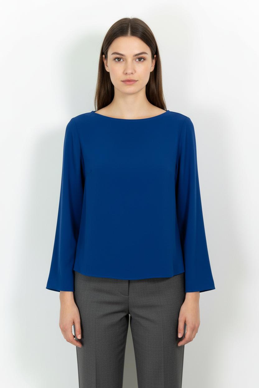 Blouse Bleue - Taille M/38 de la marque Sud express | PARAD102779 - Vendu par Paradigme - Image 1