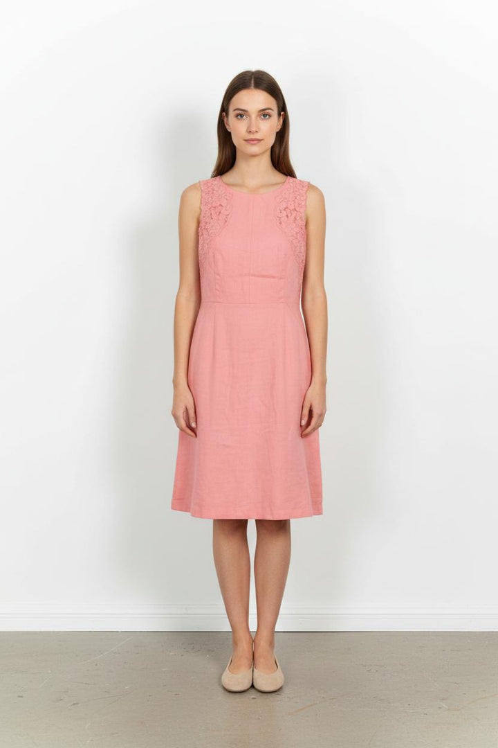 Robe Sans Manches Rose - Taille S/36 de la marque Derhy | PARAD102780 - Vendu par Paradigme - Image 1