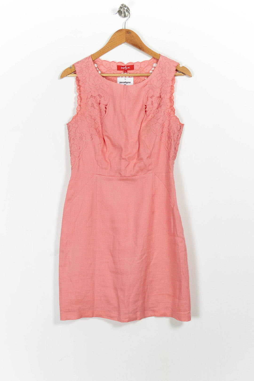 Robe Sans Manches Rose - Taille S/36 de la marque Derhy | PARAD102780 - Vendu par Paradigme - Image 2