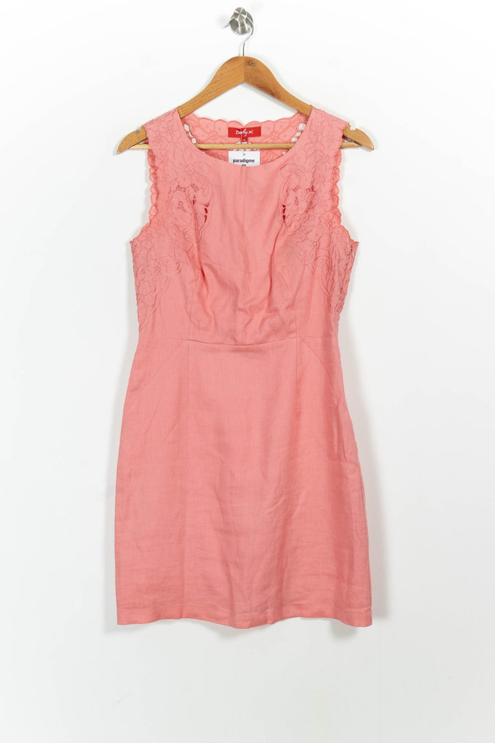Robe Sans Manches Rose - Taille S/36 de la marque Derhy | PARAD102780 - Vendu par Paradigme - Image 2