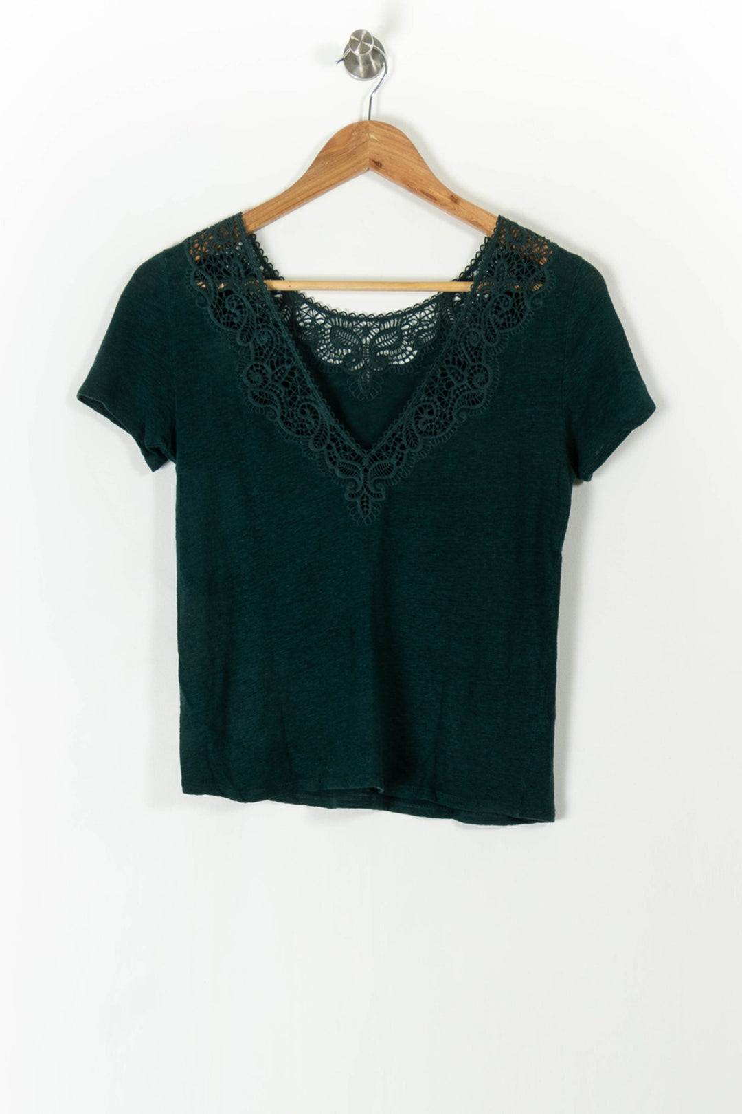 Tee-shirt Vert - Taille XS/34 de la marque Sézane | PARAD102784 - Vendu par Paradigme - Image 4