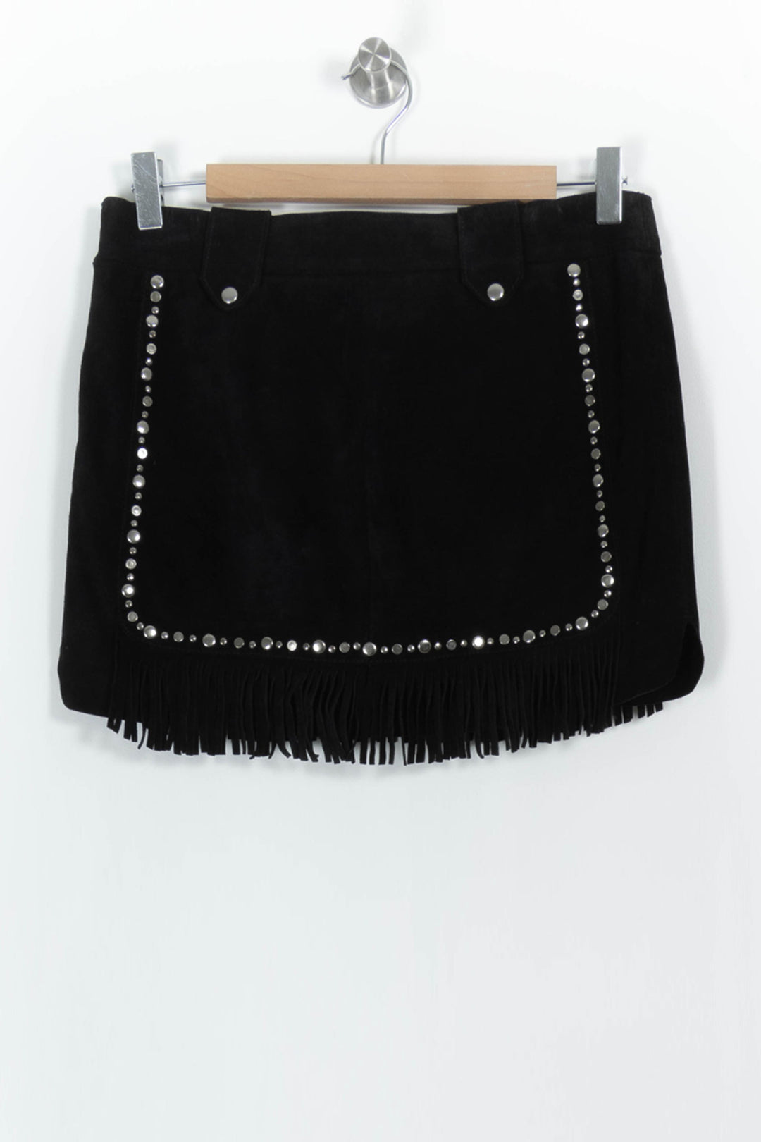 Jupe Courte Noire - Taille S/36 de la marque Maje | PARAD102789 - Vendu par Paradigme - Image 4