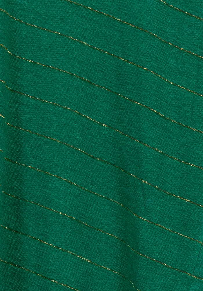 Tee-shirt Vert et Beige - Taille M/38 de la marque La Fée Maraboutée | PARAD102799 - Vendu par Paradigme - Image 3