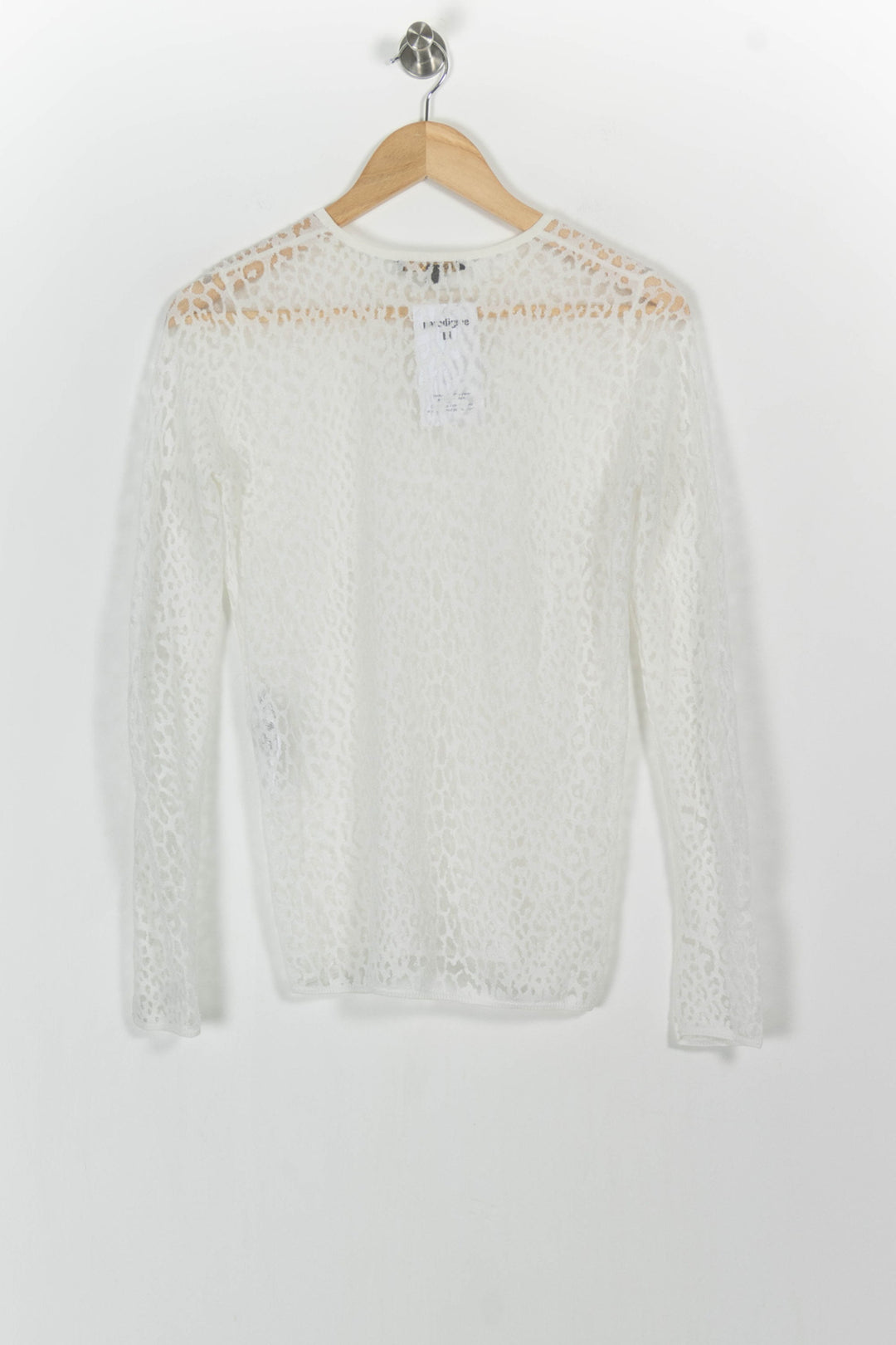 Pull Blanc - Taille M/38 de la marque Maje | PARAD102803 - Vendu par Paradigme - Image 4