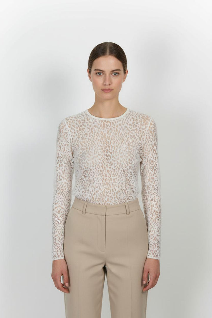 Pull Blanc - Taille M/38 de la marque Maje | PARAD102803 - Vendu par Paradigme - Image 1