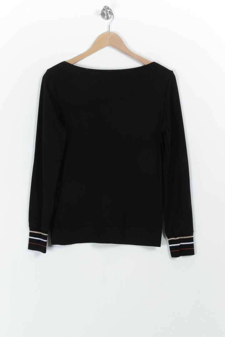Pull Noir - Taille S/36 de la marque Caroll | PARAD102804 - Vendu par Paradigme - Image 4