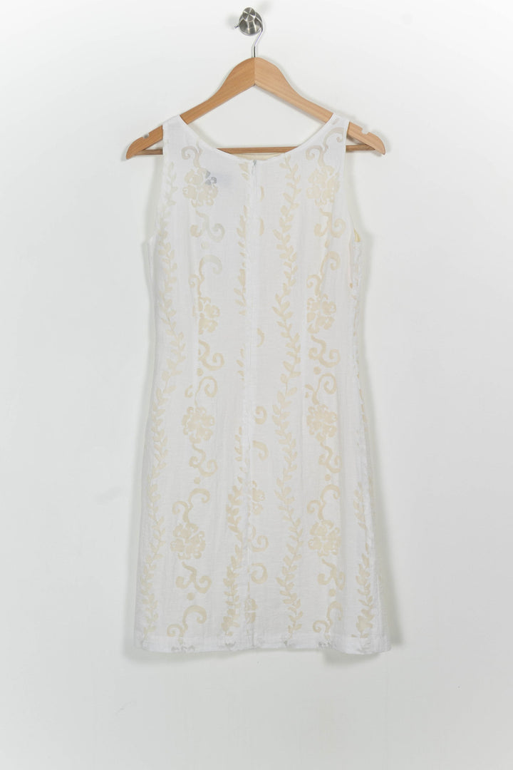 Robe Sans Manches Blanche - Taille M/38 de la marque Maison 123 | PARAD102805 - Vendu par Paradigme - Image 4