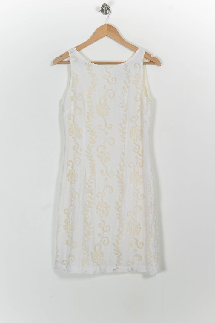 Robe Sans Manches Blanche - Taille M/38 de la marque Maison 123 | PARAD102805 - Vendu par Paradigme - Image 2