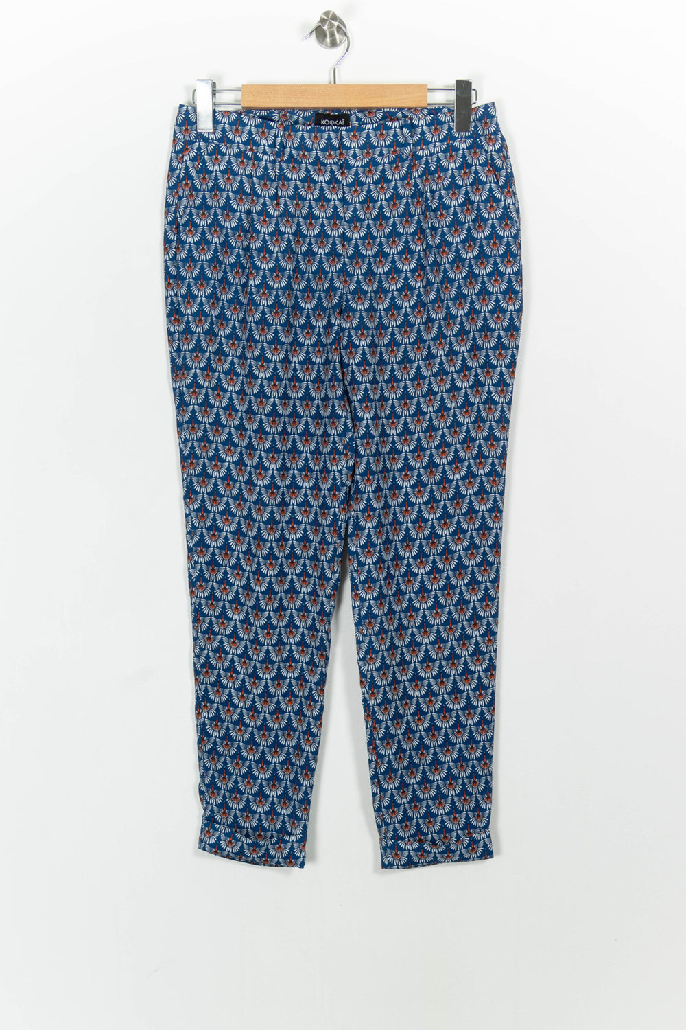 Pantalon Bleu et Rouge - Taille M/38 de la marque Kookai | PARAD102806 - Vendu par Paradigme - Image 2
