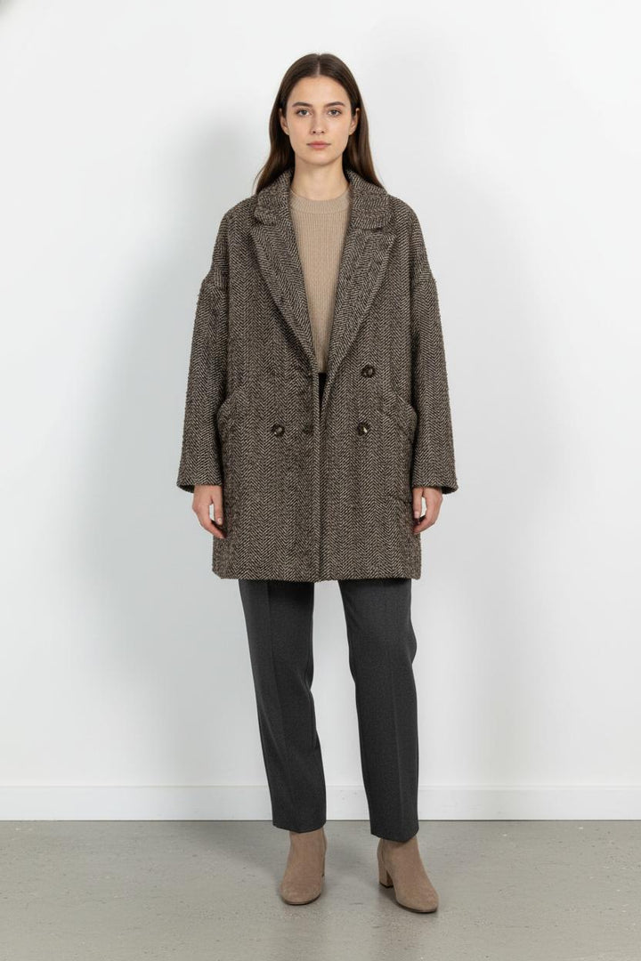 Manteau Marron - Taille S/36 de la marque La Petite Etoile | PARAD102813 - Vendu par Paradigme - Image 1