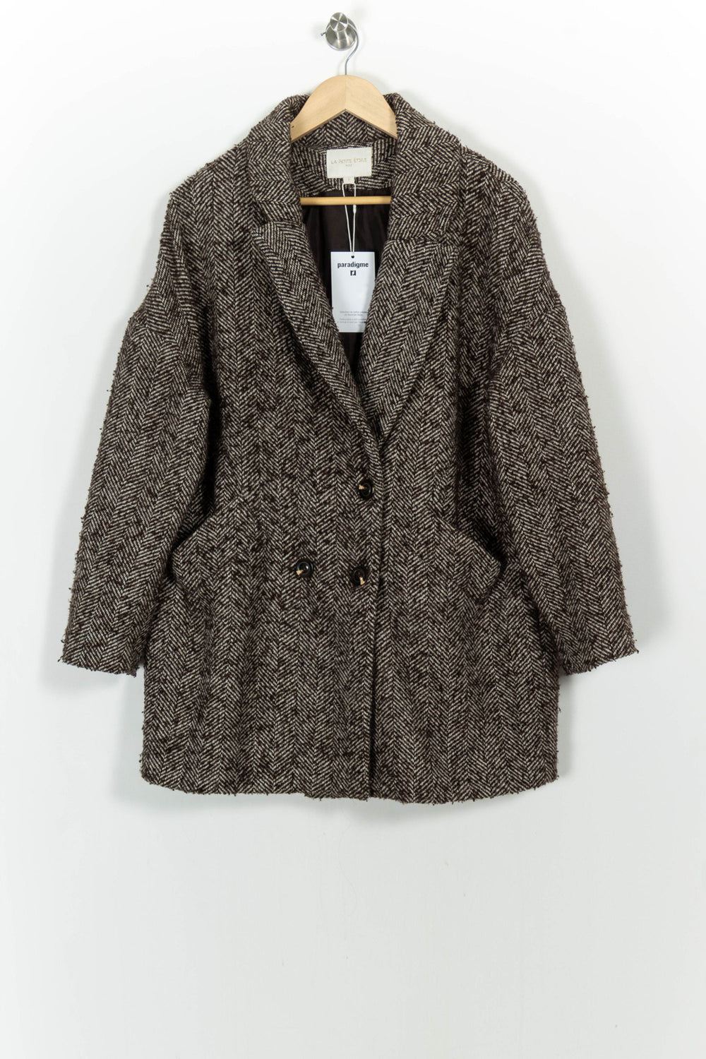 Manteau Marron - Taille S/36 de la marque La Petite Etoile | PARAD102813 - Vendu par Paradigme - Image 2