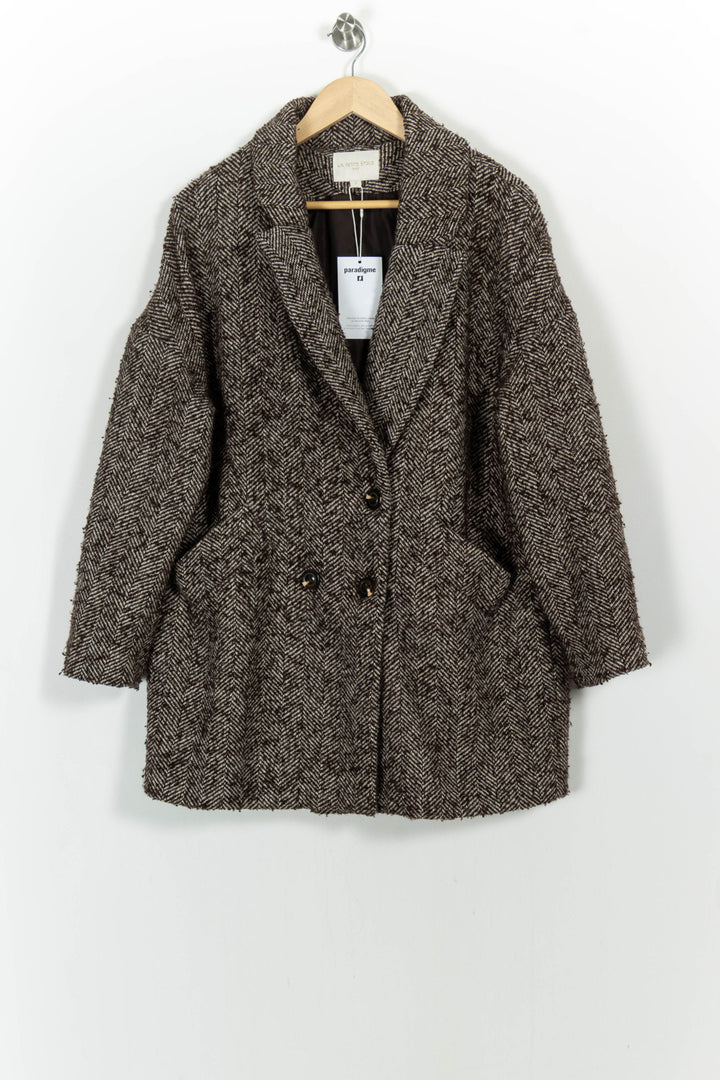 Manteau Marron - Taille S/36 de la marque La Petite Etoile | PARAD102813 - Vendu par Paradigme - Image 2