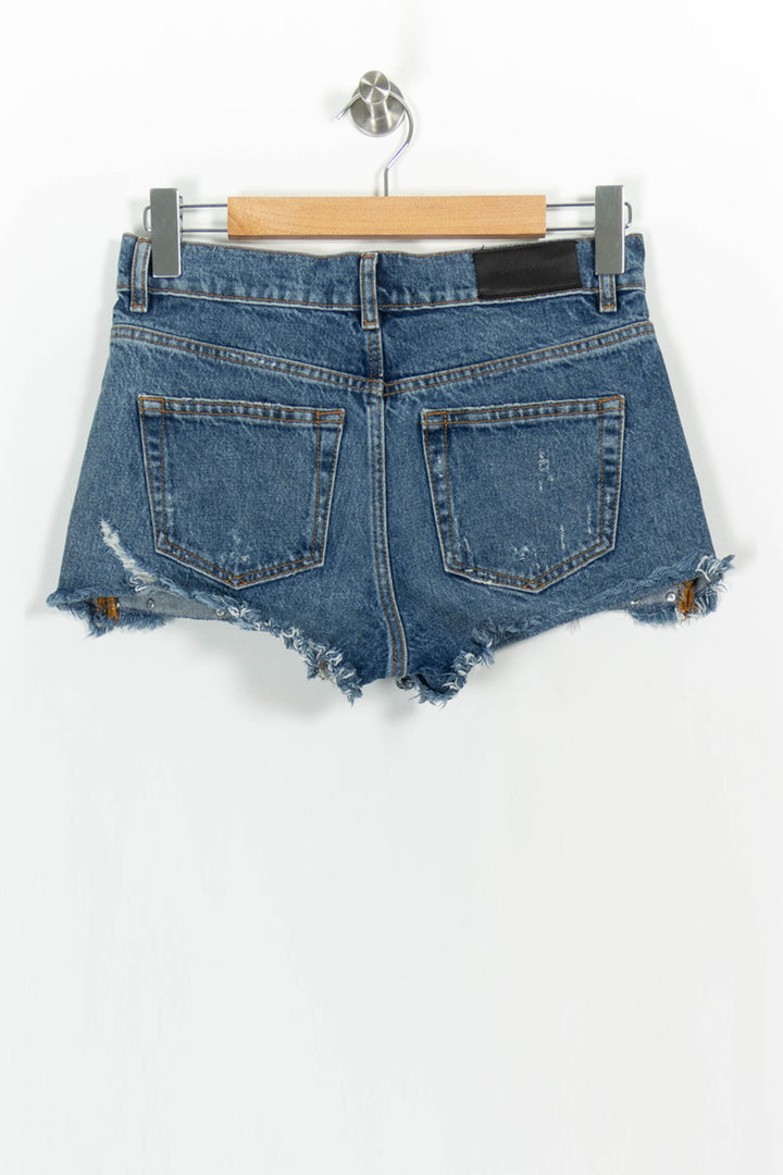 Short en Jean Bleu - Taille S/36 de la marque The Kooples | PARAD102821 - Vendu par Paradigme - Image 4