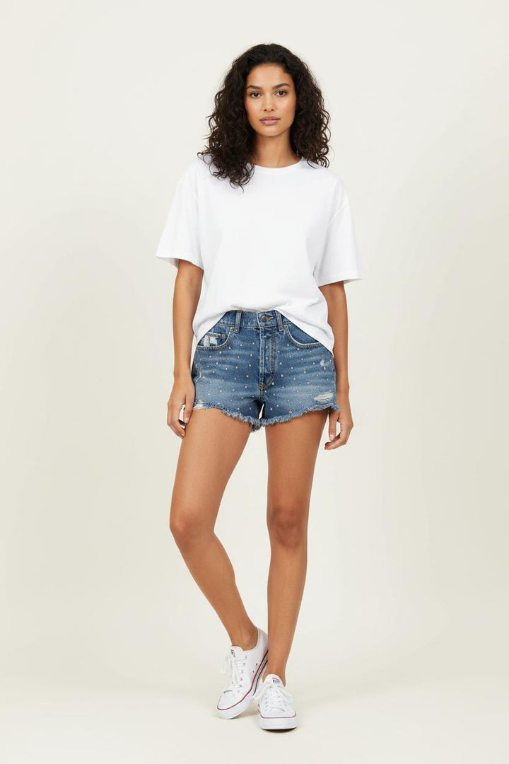 Short en Jean Bleu - Taille S/36 de la marque The Kooples | PARAD102821 - Vendu par Paradigme - Image 1