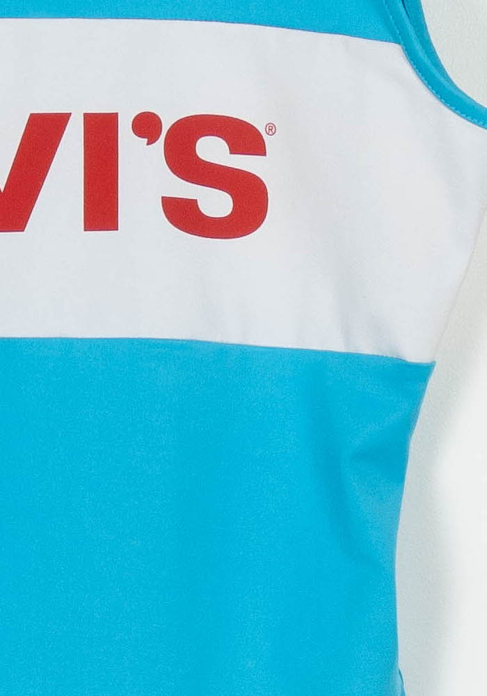 Body Bleu et Blanc - Taille S/36 de la marque Levi's | PARAD102822 - Vendu par Paradigme - Image 3