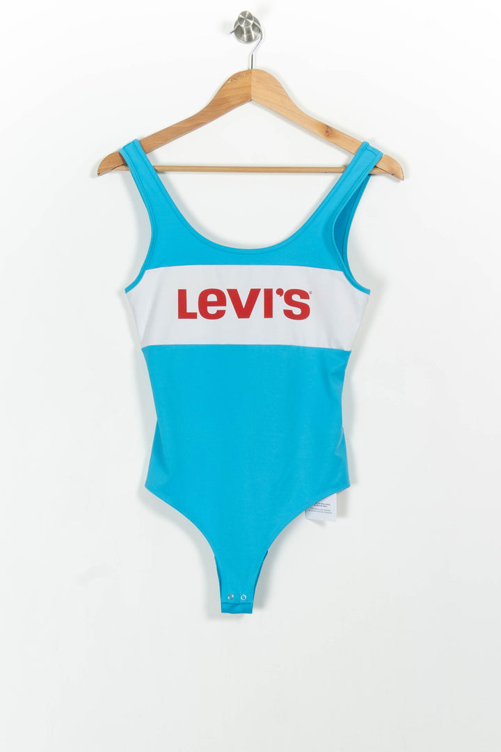 Body Bleu et Blanc - Taille S/36 de la marque Levi's | PARAD102822 - Vendu par Paradigme - Image 2