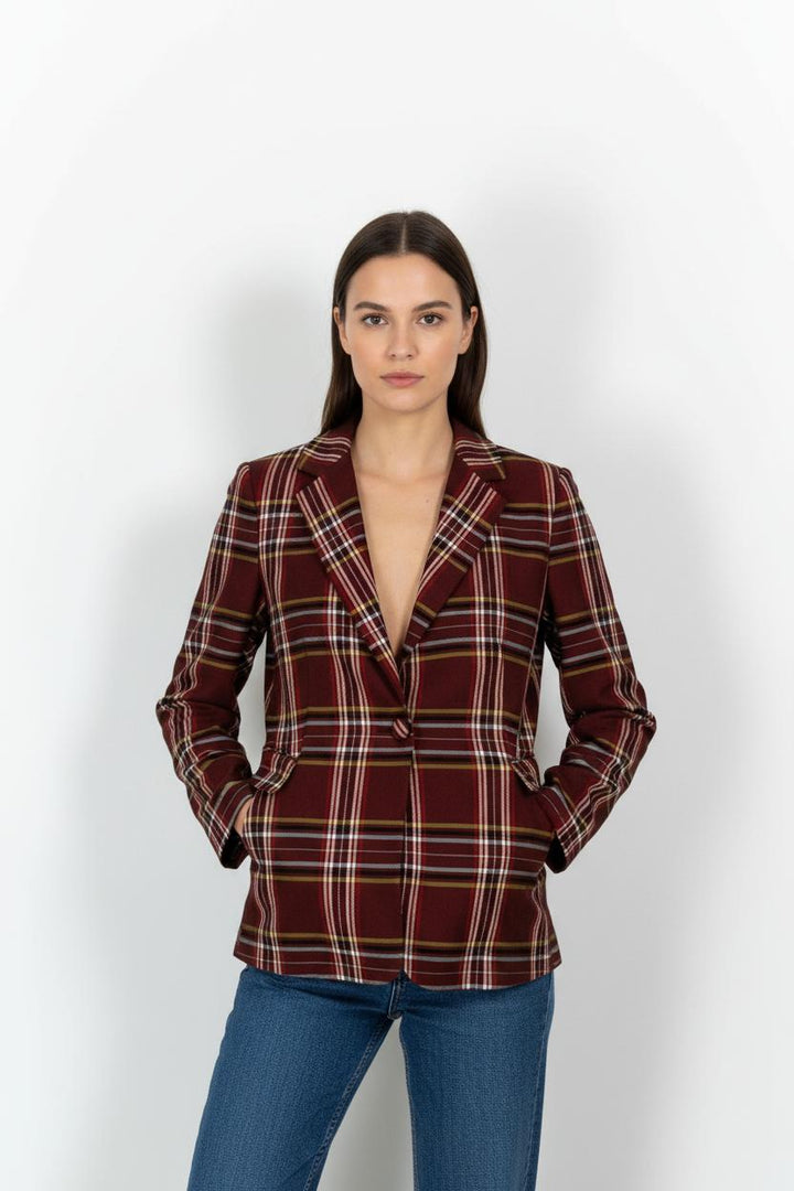 Blazer Bordeaux et Blanc - Taille XS/34 de la marque Liu Jo | PARAD102825 - Vendu par Paradigme - Image 1