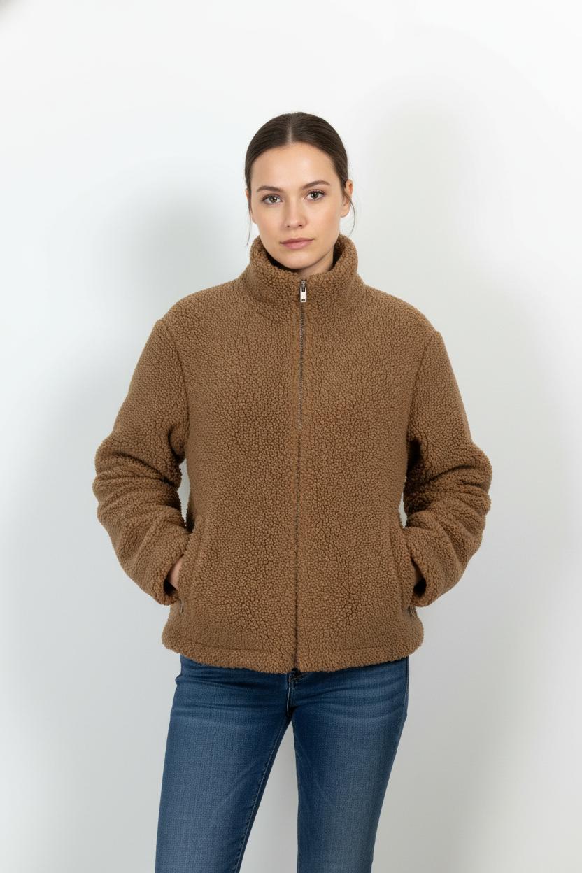 Blouson Marron - Taille XS/34 de la marque Ekyog | PARAD102827 - Vendu par Paradigme - Image 1
