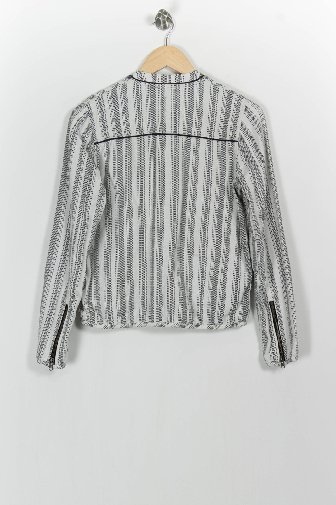 Veste Rayée Blanche et Noire - Taille XS/34 de la marque Ekyog | PARAD102828 - Vendu par Paradigme - Image 4