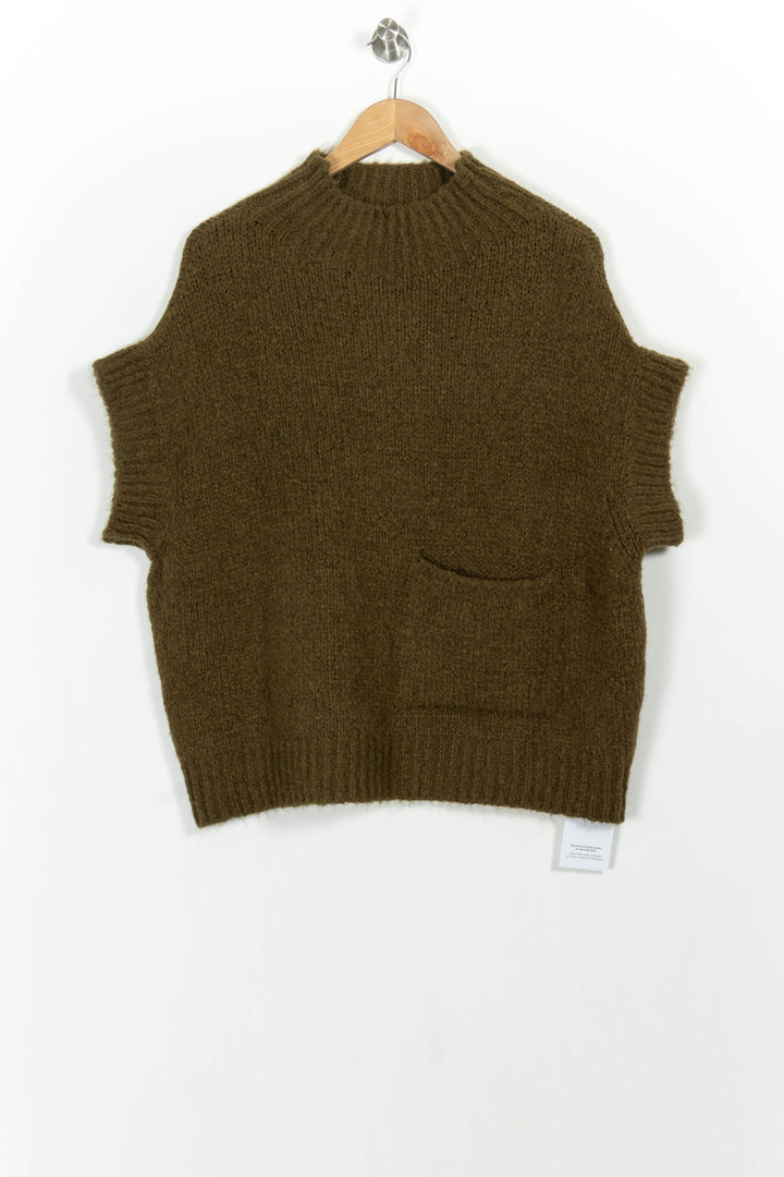 Pull Sans Manches Vert - Taille M/38 de la marque Humility | PARAD102830 - Vendu par Paradigme - Image 2