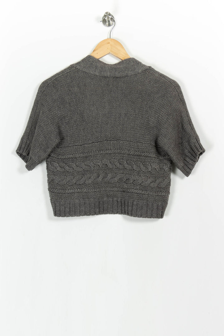 Cardigan Gris - Taille S/36 de la marque Caroll | PARAD102834 - Vendu par Paradigme - Image 4