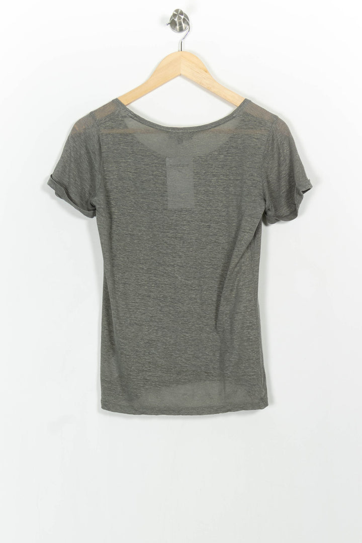 Tee-shirt Vert - Taille S/36 de la marque Caroll | PARAD102836 - Vendu par Paradigme - Image 4