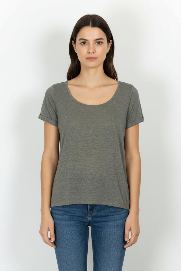 Tee-shirt Vert - Taille S/36 de la marque Caroll | PARAD102836 - Vendu par Paradigme - Image 1