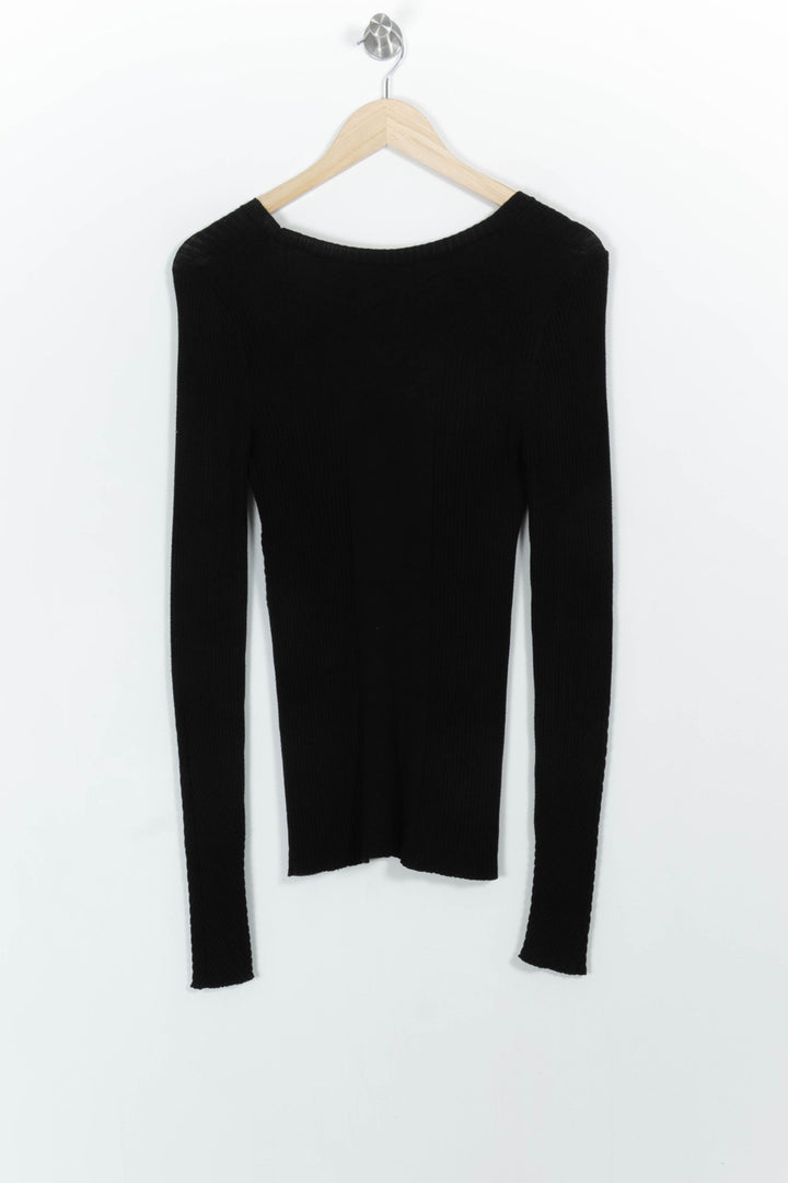 Pull Noir - Taille S/36 de la marque Kookai | PARAD102840 - Vendu par Paradigme - Image 4