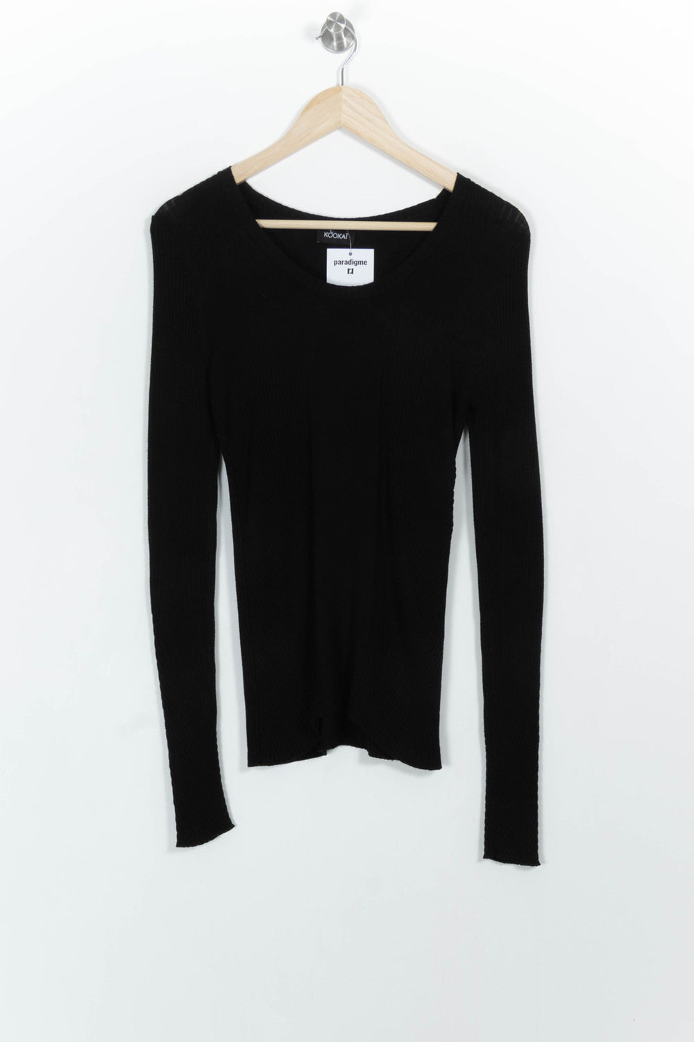 Pull Noir - Taille S/36 de la marque Kookai | PARAD102840 - Vendu par Paradigme - Image 2