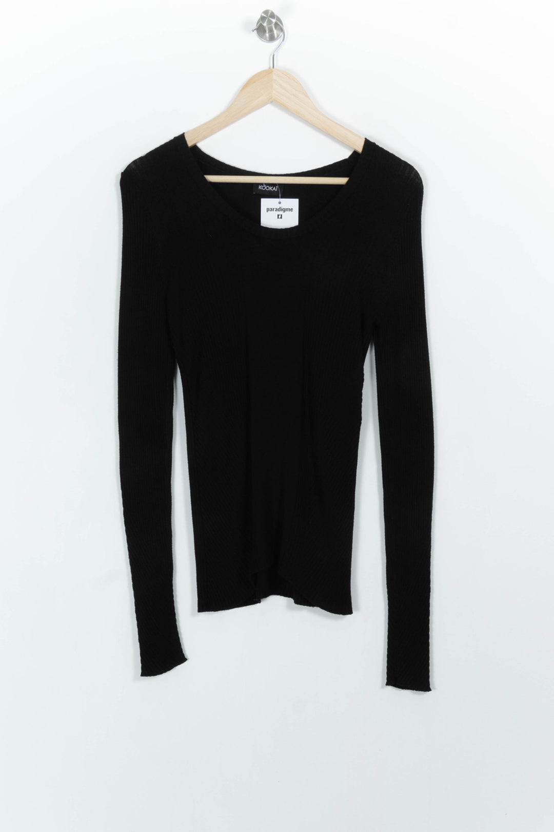 Pull Noir - Taille S/36 de la marque Kookai | PARAD102840 - Vendu par Paradigme - Image 2
