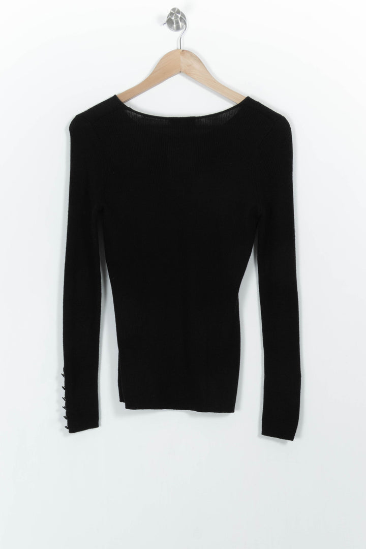 Pull Noir - Taille M/38 de la marque Maison 123 | PARAD102841 - Vendu par Paradigme - Image 4