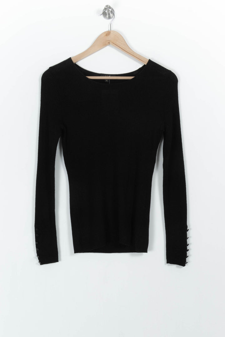 Pull Noir - Taille M/38 de la marque Maison 123 | PARAD102841 - Vendu par Paradigme - Image 2