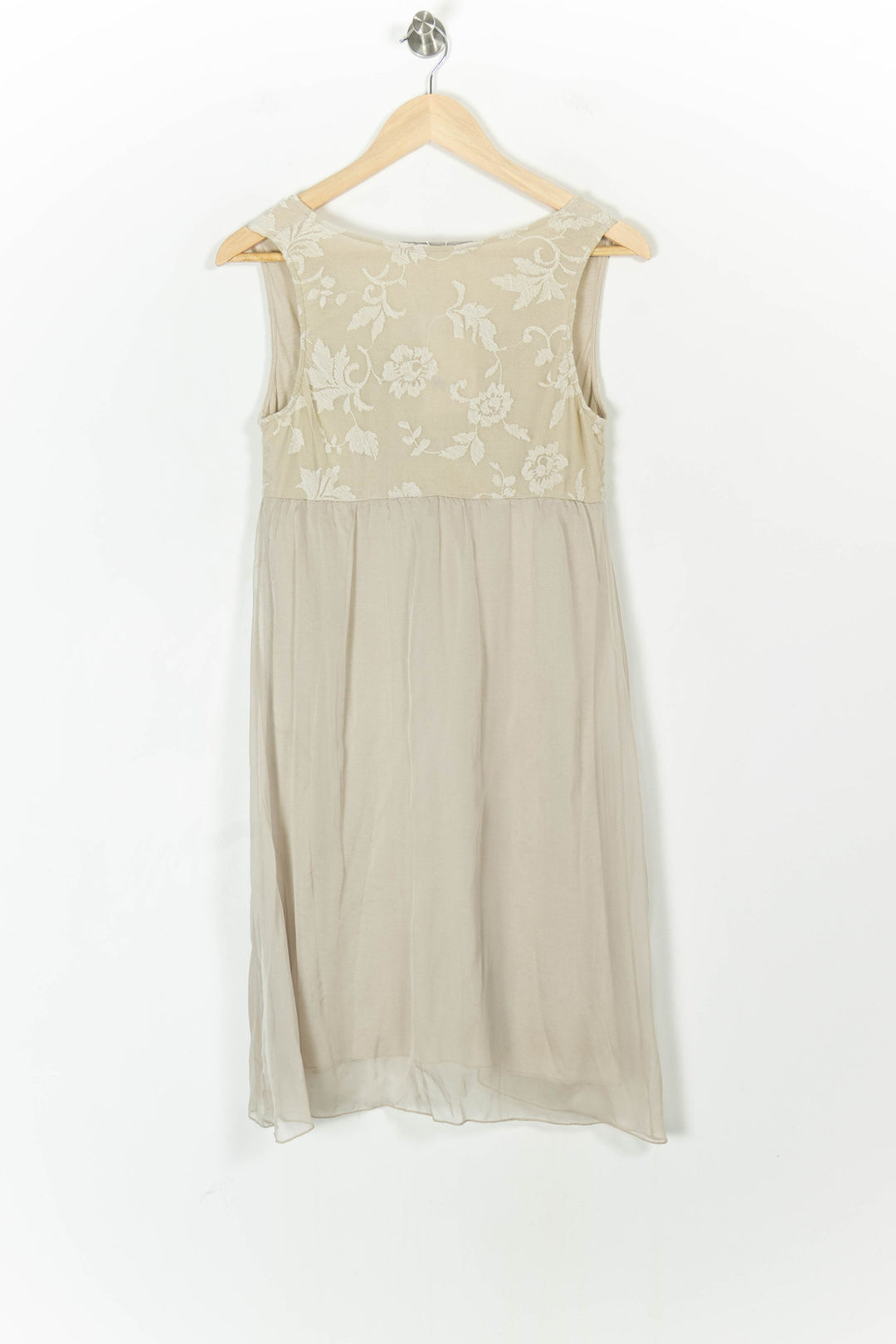 Robe Sans Manches Beige - Taille M/38 de la marque La Fée Maraboutée | PARAD102845 - Vendu par Paradigme - Image 4