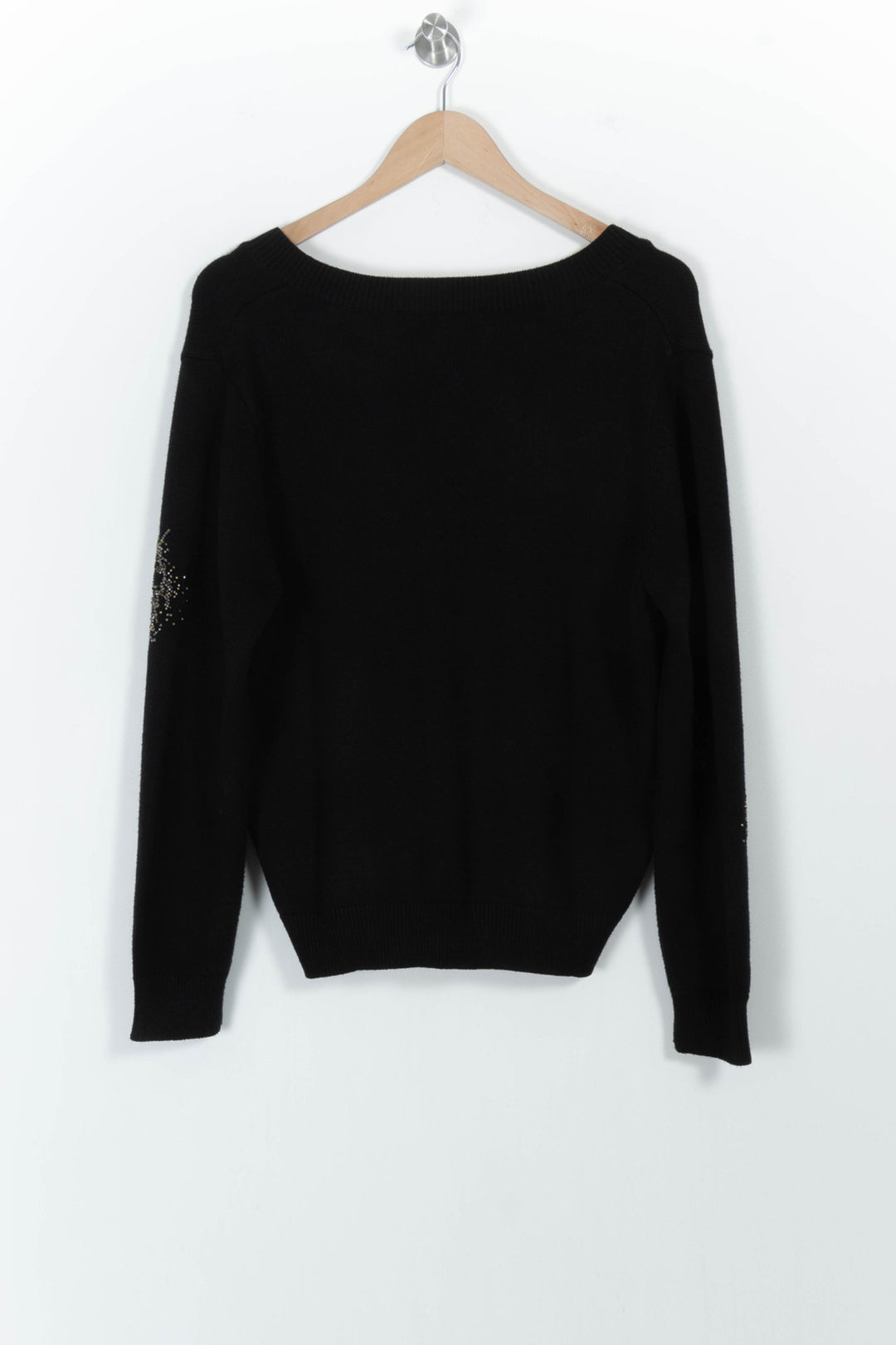 Pull Noir - Taille L/40 de la marque La Fée Maraboutée | PARAD102848 - Vendu par Paradigme - Image 4