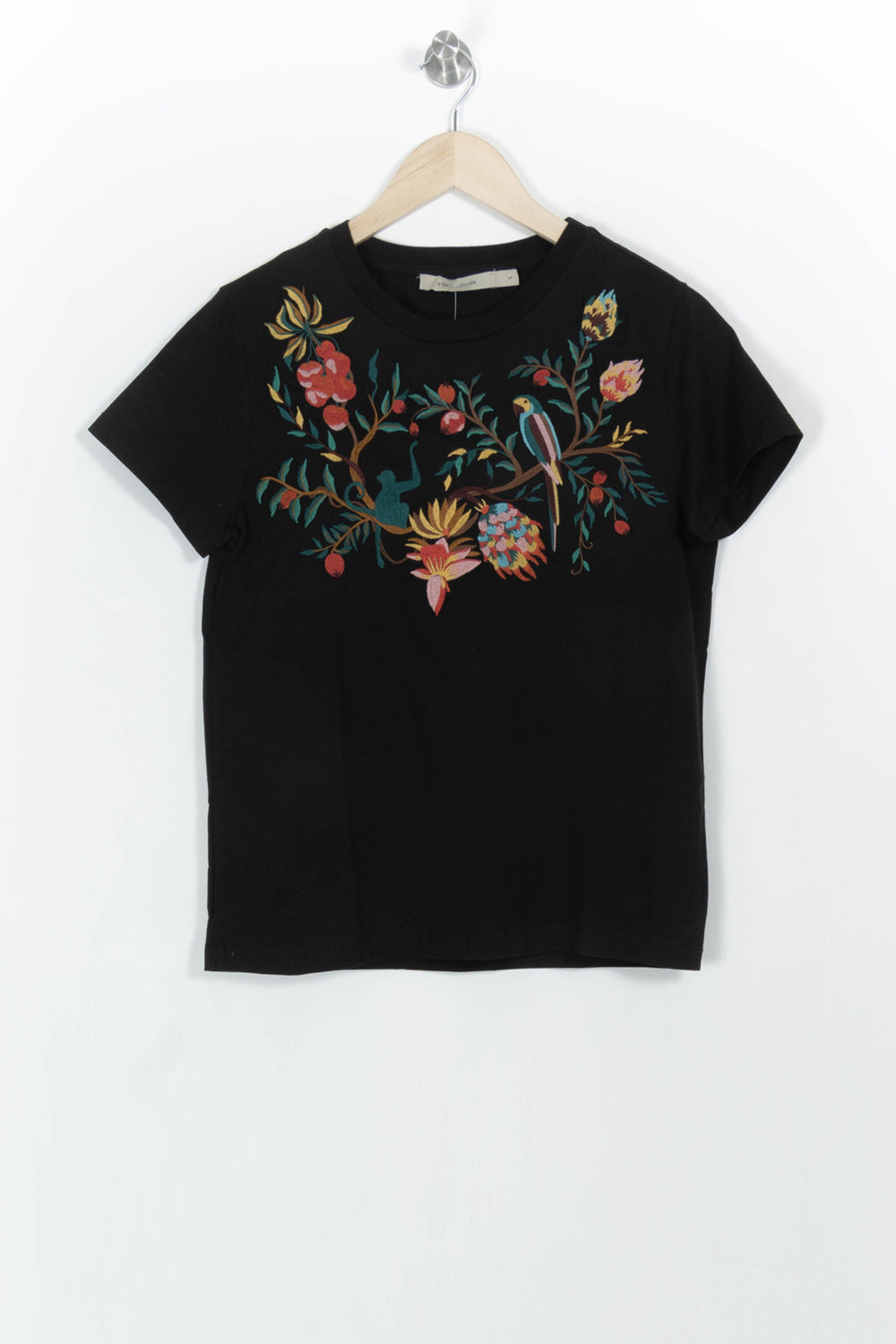Tee-shirt Noir - Taille S/36 de la marque La Fée Maraboutée | PARAD102850 - Vendu par Paradigme - Image 2
