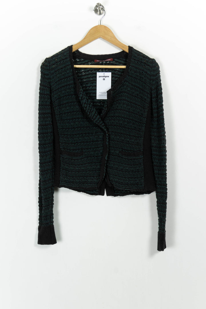 Veste Verte et Noire - Taille M/38 de la marque Comptoir des Cotonniers | PARAD102857 - Vendu par Paradigme - Image 2
