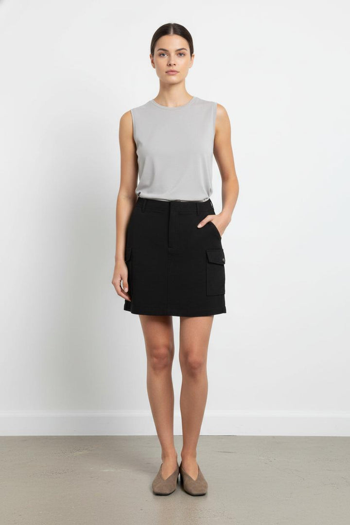 Jupe Cargo Noire - Taille M/38 de la marque IKKS | PARAD102859 - Vendu par Paradigme - Image 1