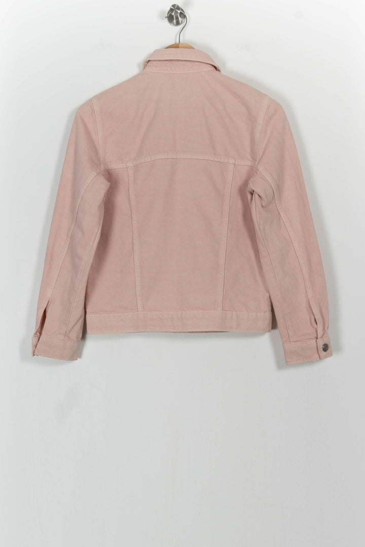 Veste en Jean Rose - Taille S/36 de la marque Galeries Lafayette | PARAD102867 - Vendu par Paradigme - Image 4
