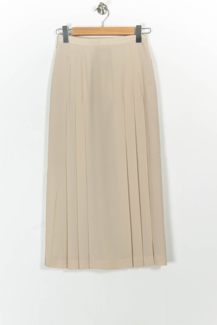Jupe Plissée Beige - Taille M/38 de la marque Maison 123 | PARAD102871 - Vendu par Paradigme - Image 4