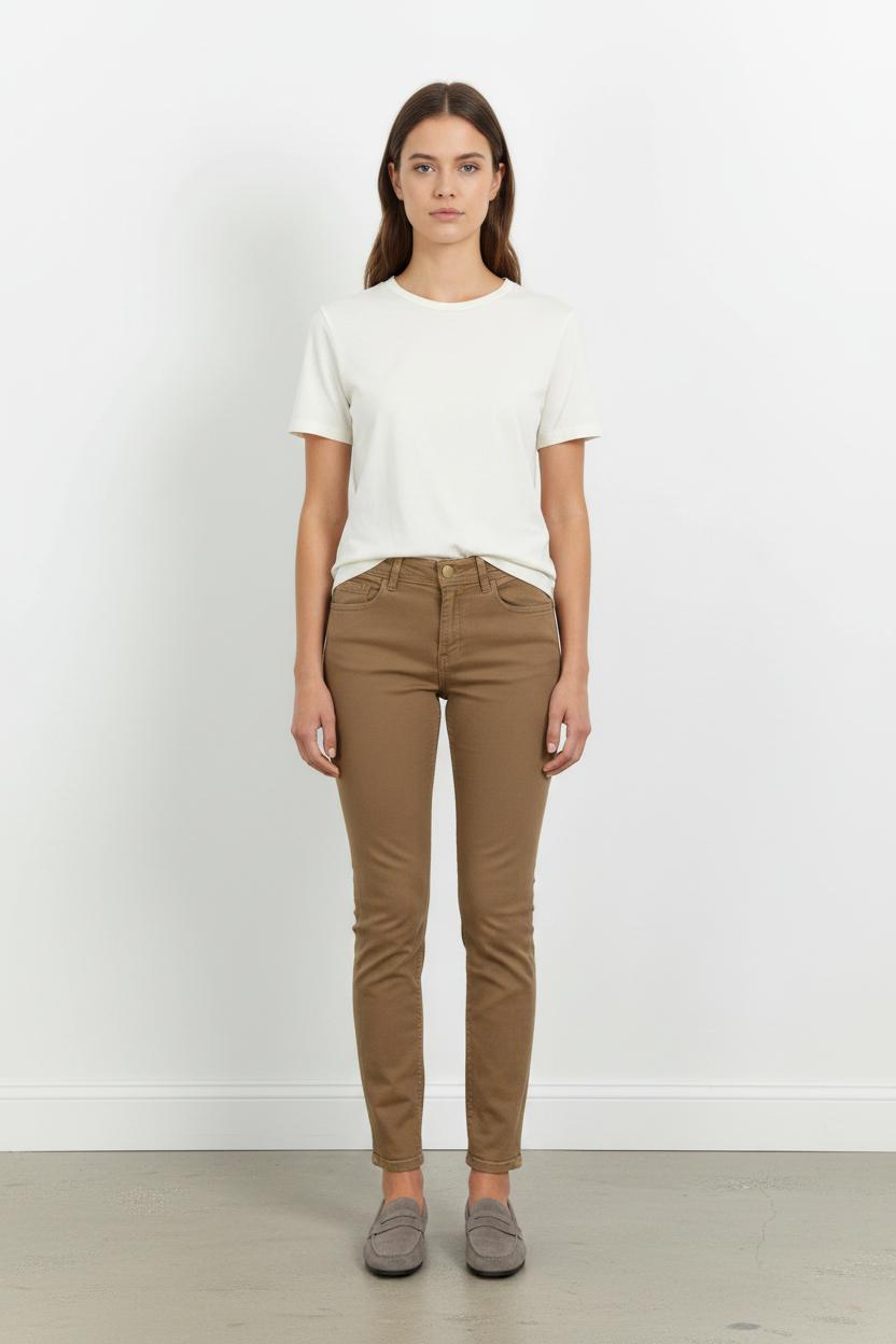 Jean Skinny Beige - Taille XS/34 de la marque Sézane | PARAD102876 - Vendu par Paradigme - Image 1