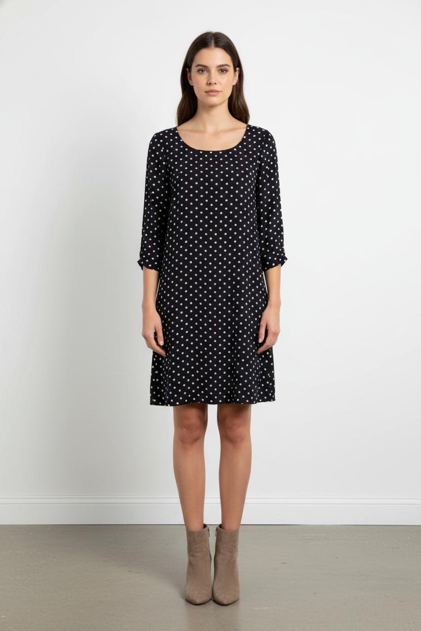 Robe Courte Noire et Blanche - Taille M/38 de la marque Claudie Pierlot | PARAD102884 - Vendu par Paradigme - Image 1