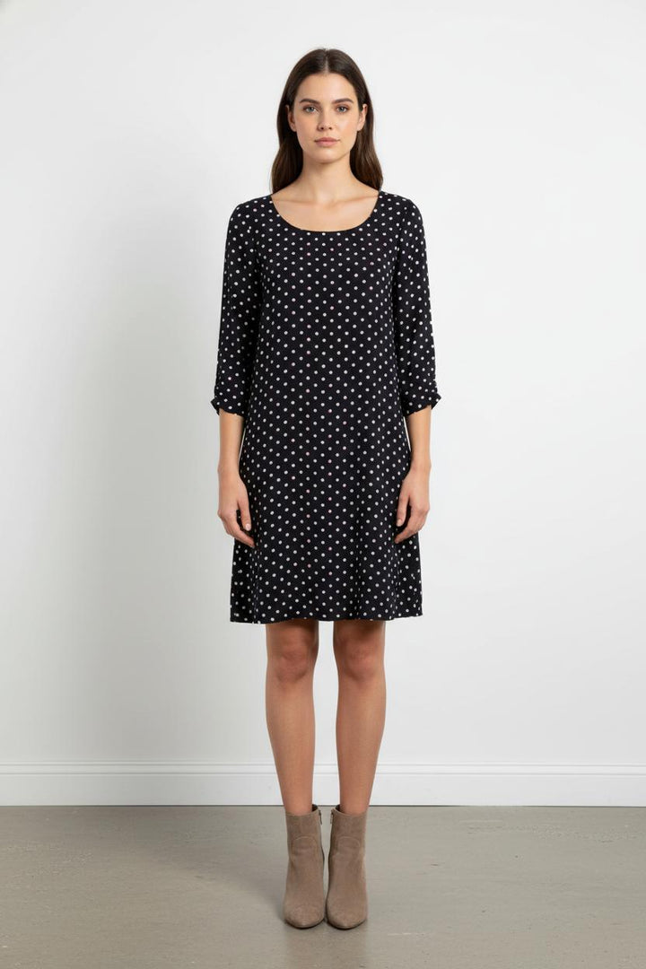 Robe Courte Noire et Blanche - Taille M/38 de la marque Claudie Pierlot | PARAD102884 - Vendu par Paradigme - Image 1