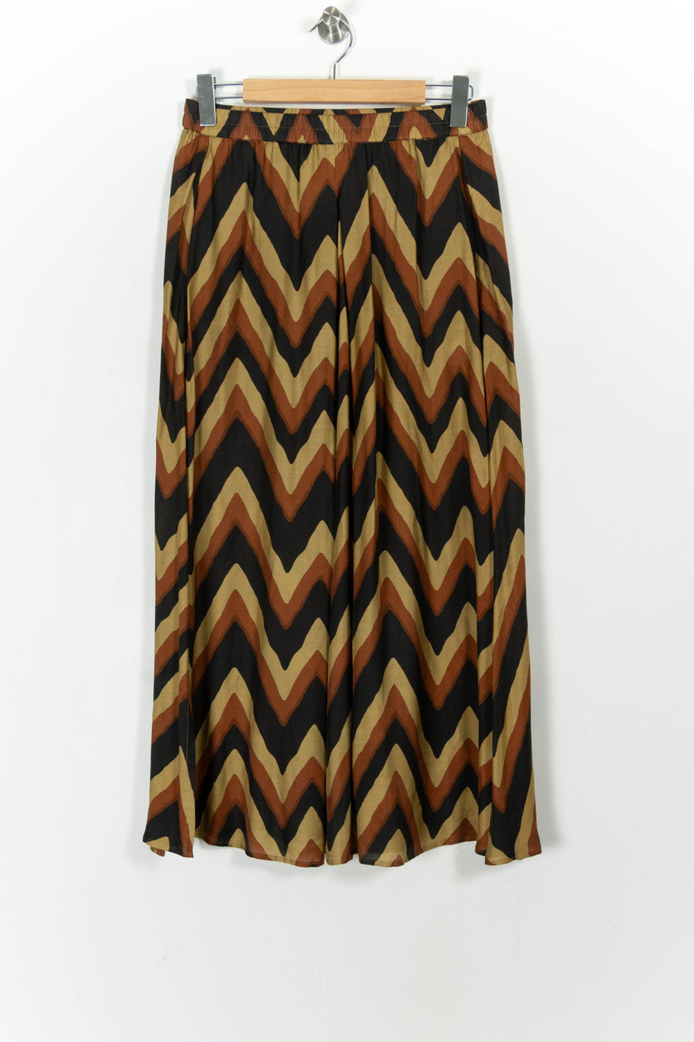 Jupe Longue Marron et Noire - Taille S/36 de la marque Diega | PARAD102891 - Vendu par Paradigme - Image 2