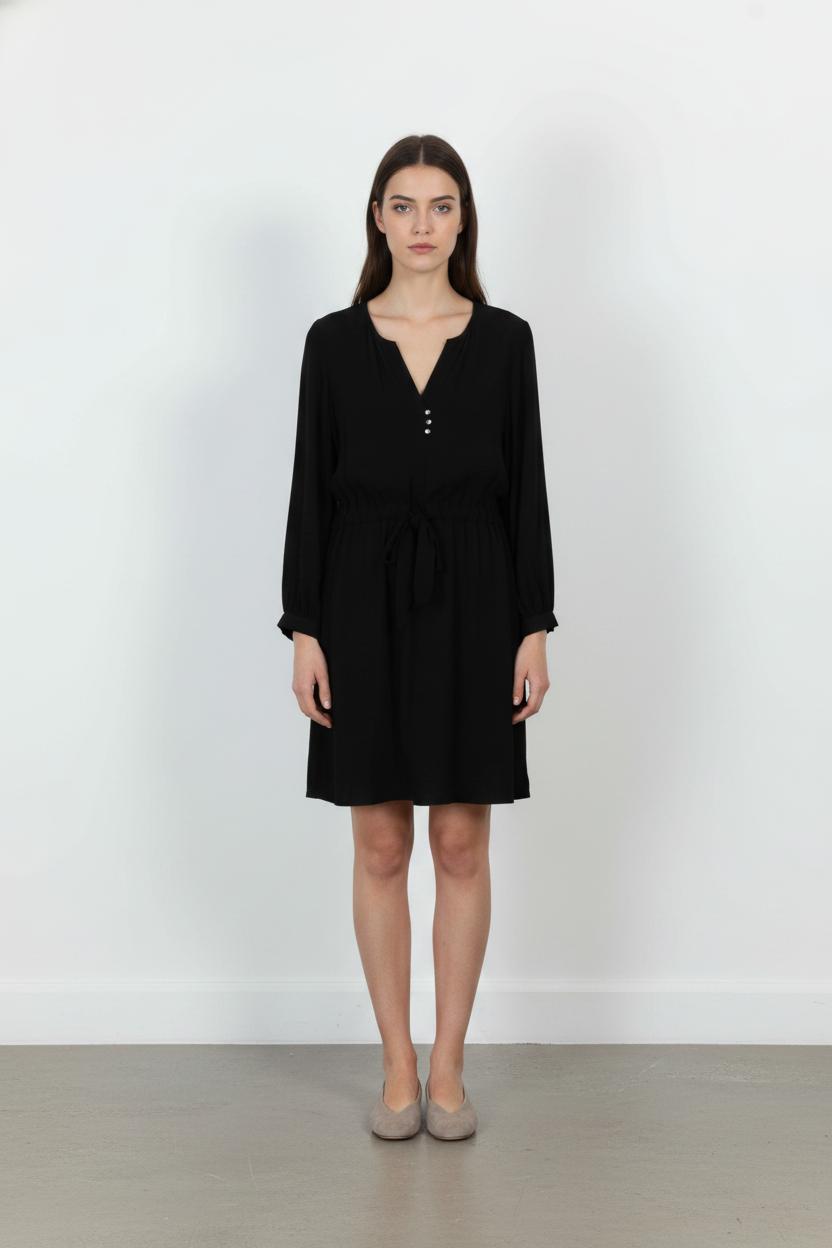 Robe Noire - Taille XS/34 de la marque Des petits hauts | PARAD102897 - Vendu par Paradigme - Image 1