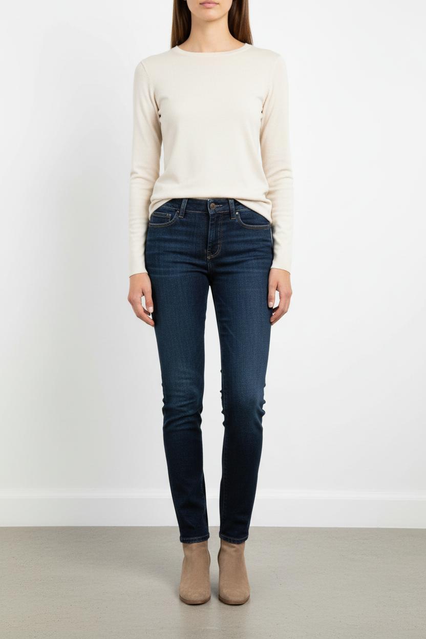 Jean Slim Bleu - Taille S/36 de la marque Ines de la Fressange Paris | PARAD102899 - Vendu par Paradigme - Image 1
