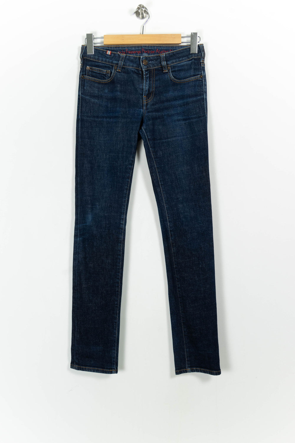 Jean Slim Bleu - Taille S/36 de la marque Ines de la Fressange Paris | PARAD102899 - Vendu par Paradigme - Image 2