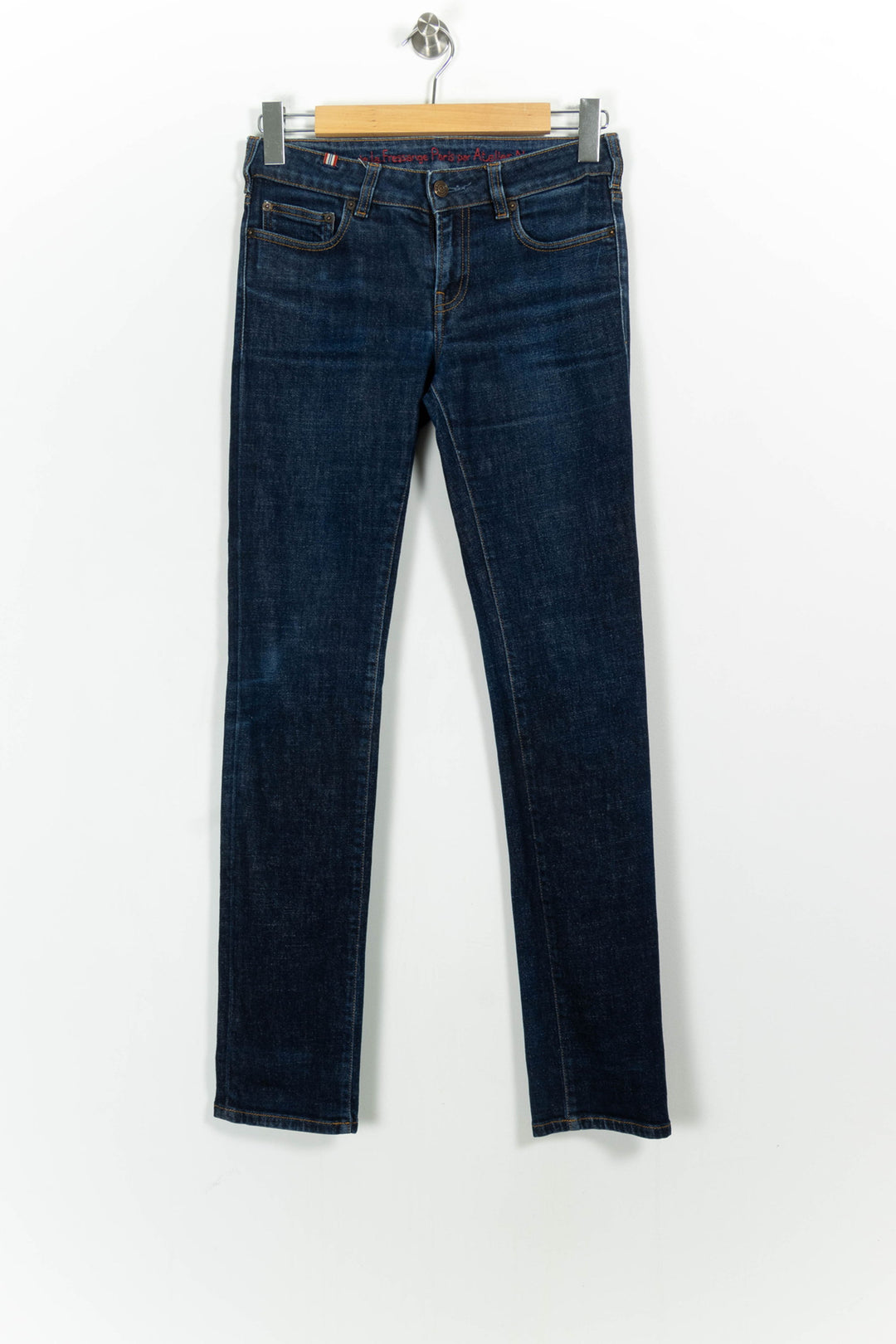 Jean Slim Bleu - Taille S/36 de la marque Ines de la Fressange Paris | PARAD102899 - Vendu par Paradigme - Image 2
